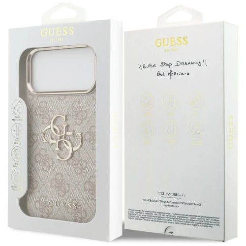 Etui Guess 4G Guess Classic Logo do iPhone 18 Pro Max / 17 Pro Max, różowe