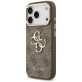 Etui Guess 4G Guess Classic Logo do iPhone 18 Pro / 17 Pro, brązowe