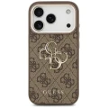 Etui Guess 4G Guess Classic Logo do iPhone 18 Pro / 17 Pro, brązowe