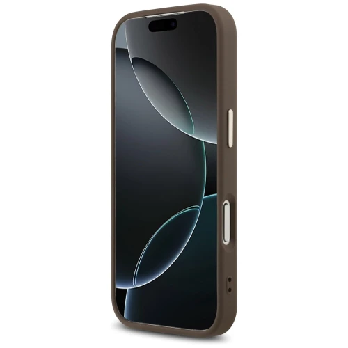 Etui Guess 4G Guess Classic Logo do iPhone 18 Pro / 17 Pro, brązowe
