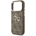 Etui Guess 4G Guess Classic Logo do iPhone 18 Pro / 17 Pro, brązowe