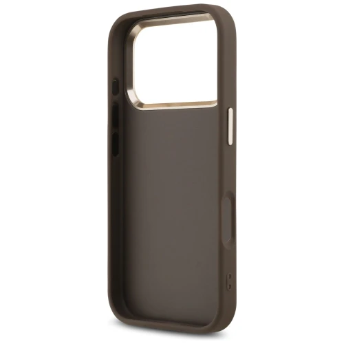 Etui Guess 4G Guess Classic Logo do iPhone 18 Pro / 17 Pro, brązowe