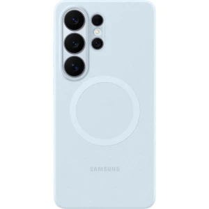 OUTLET: Oryginalne etui Samsung Silicone Magnet Case do Galaxy S26 Ultra, do MagSafe, jasnoniebieskie