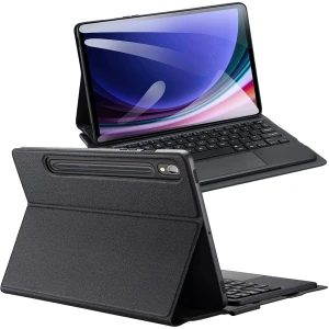 OUTLET: Etui z klawiaturą Bluetooth Dux Ducis (TK Series) do Galaxy Tab S10 FE / S9 FE / S9, czarne