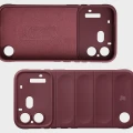 Pancerne etui Bizon Case Tur do Nothing Phone (4b), burgundowe (6/8)