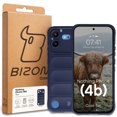Pancerne etui Bizon Case Tur do Nothing Phone (4b), granatowe (8/8)