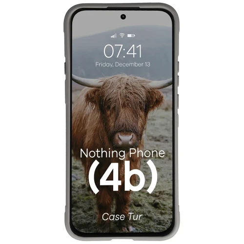 Pancerne etui Bizon Case Tur do Nothing Phone (4b), jasnoszare (5/8)