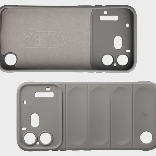 Pancerne etui Bizon Case Tur do Nothing Phone (4b), jasnoszare (6/8)