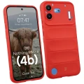 Pancerne etui Bizon Case Tur do Nothing Phone (4b), czerwone (1/8)
