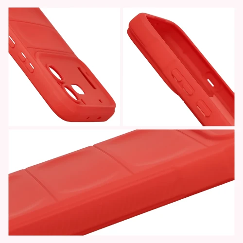 Pancerne etui Bizon Case Tur do Nothing Phone (4b), czerwone (7/8)