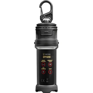 Latarka kempingowa LED z funkcją Powerbanka Tactical OffGrid SB-6623B, czarna