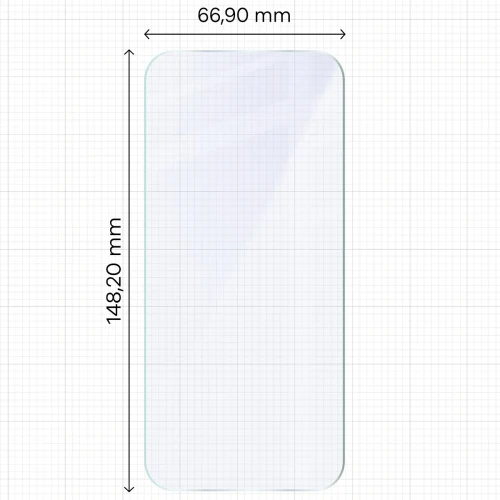 Elastyczne szkło hybrydowe Bizon Hybrid Mule do Google Pixel 11 Pro (2/4)