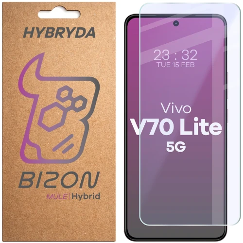 Elastyczne szkło hybrydowe Bizon Hybrid Mule do Vivo V70 Lite 5G (1/4)