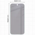 Prywatyzujące szkło hybrydowe Bizon Hybrid Shadow do Google Pixel 11 Pro, matowe (2/6)