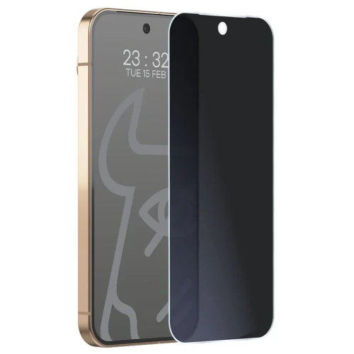 Prywatyzujące szkło hybrydowe Bizon Hybrid Shadow do Google Pixel 11 Pro, matowe (5/6)
