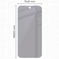 Prywatyzujące szkło hybrydowe Bizon Hybrid Shadow do Google Pixel 11 Pro XL, matowe (2/6)