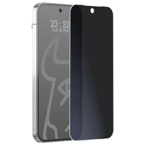 Prywatyzujące szkło hybrydowe Bizon Hybrid Shadow do Google Pixel 11 Pro XL, matowe (5/6)