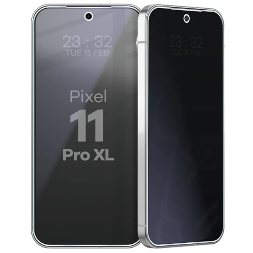Prywatyzujące szkło hybrydowe Bizon Hybrid Shadow do Google Pixel 11 Pro XL, matowe (6/6)
