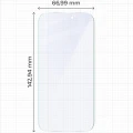 2x Szkło hybrydowe z eko aplikatorem Bizon Eplikator Hybrid Mule do iPhone 16 (2/5)