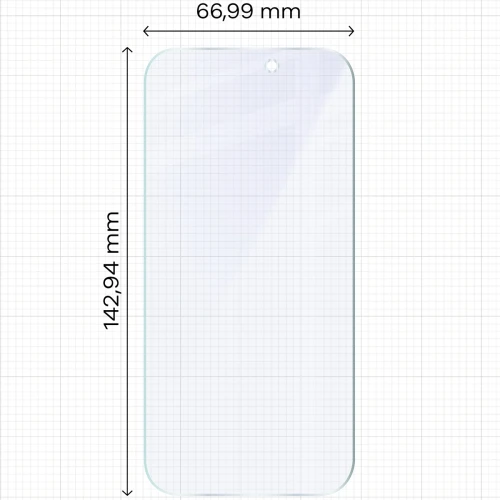 2x Szkło hybrydowe z eko aplikatorem Bizon Eplikator Hybrid Mule do iPhone 16 (2/5)
