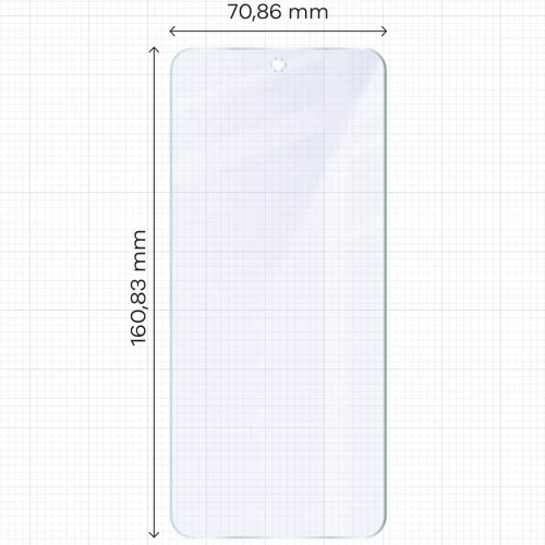2x Szkło hybrydowe z eko aplikatorem Bizon Eplikator Hybrid Mule do Motorola Moto G56 5G (2/5)
