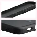 Etui Bizon Case Angelo do Galaxy S26 FE / S25 FE, przydymione z czarną ramką (4/6)