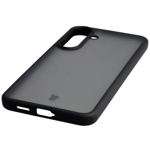 Etui Bizon Case Angelo do Galaxy S26 FE / S25 FE, przydymione z czarną ramką (5/6)