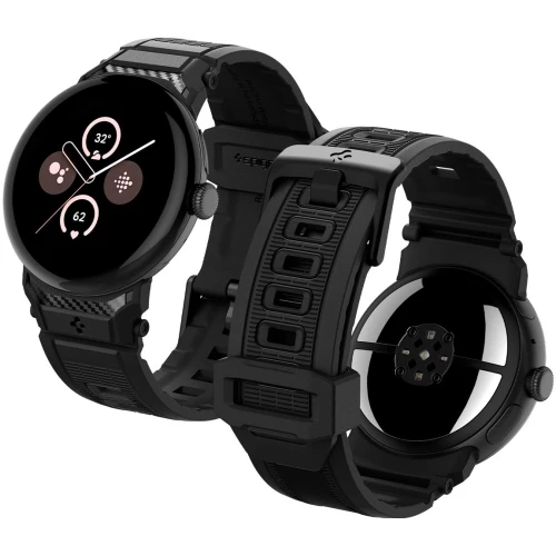 Pasek Spigen Rugged Band do Google Pixel Watch 5 (45mm) / 4 (45mm) / 3 (45mm), czarne (11/11)