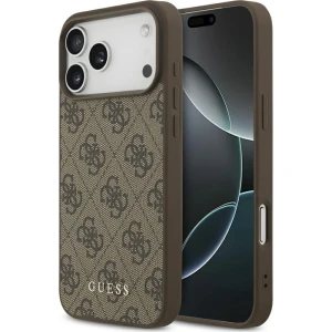 OUTLET: Etui Guess Hardcase 4G Classic do iPhone 17 Pro Max, brązowe