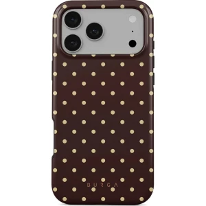 OUTLET: Etui Burga Sorry Busy Tough Magnetic do iPhone 17 Pro Max, brązowe w kropki