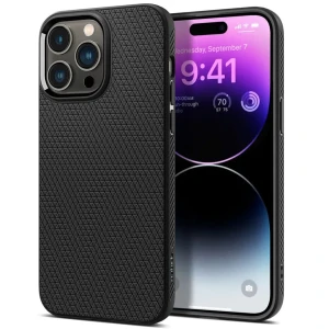OUTLET: Etui Spigen Liquid Air do iPhone 14 Pro, czarne