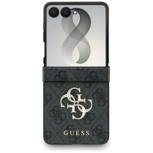 Etui Guess Hardcase 4G Big Metal Logo do Galaxy Z Flip8, czarne