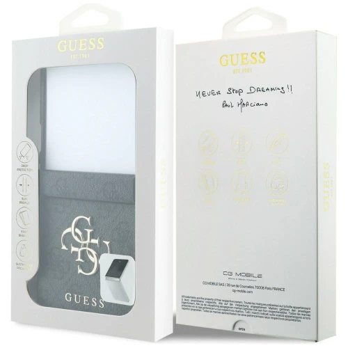 Etui Guess Hardcase 4G Big Metal Logo do Galaxy Z Flip8, czarne