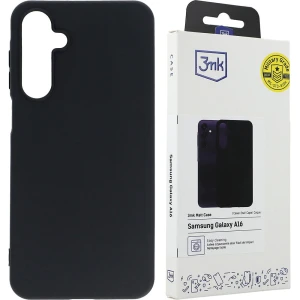 OUTLET: Etui 3mk Matt Case do Samsung Galaxy A16 5G / 4G, czarne matowe