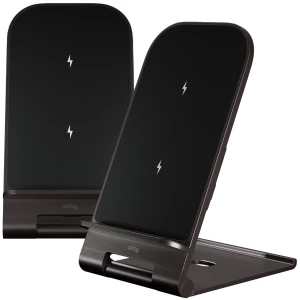 OUTLET: Ładowarka indukcyjna Allity AWC-100-15W Qi 15W, grafitowa