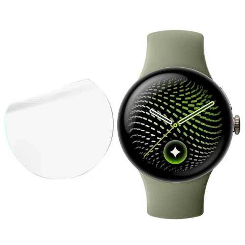 Folia ochronna na ekran zegarka Bizon Watch Film HydroFlex do Google Pixel Watch 5 (41mm), 3 sztuki (4/5)