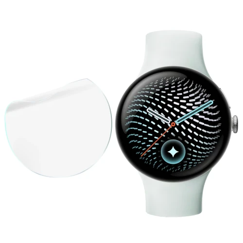 Folia ochronna na ekran zegarka Bizon Watch Film HydroFlex do Google Pixel Watch 5 (45mm), 3 sztuki (4/5)