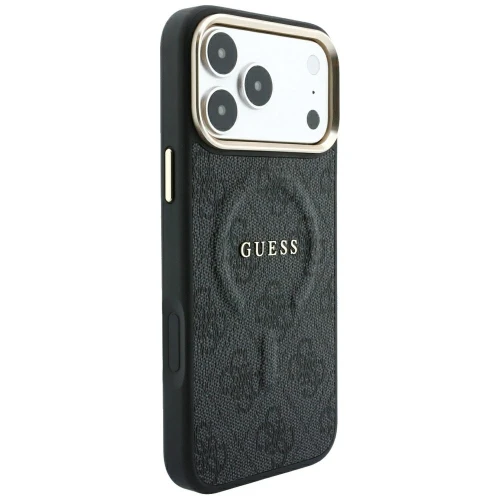 Etui Guess Embossed 4G Classic do iPhone 18 Pro / 17 Pro do MagSafe, czarne