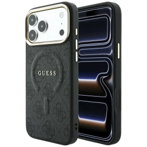 Etui Guess Embossed 4G Classic do iPhone 18 Pro Max / 17 Pro Max do MagSafe, czarne