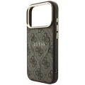 Etui Guess Embossed 4G Classic do iPhone 18 Pro Max / 17 Pro Max do MagSafe, brązowe