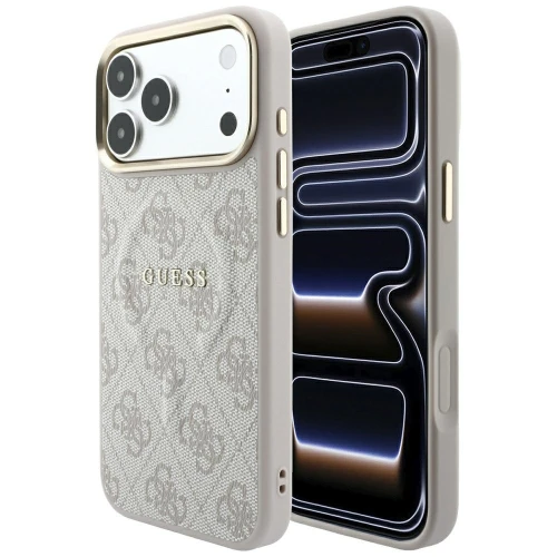Etui Guess Embossed 4G Classic do iPhone 18 Pro Max / 17 Pro Max do MagSafe, różowe