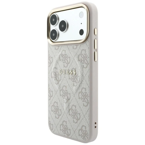 Etui Guess Embossed 4G Classic do iPhone 18 Pro Max / 17 Pro Max do MagSafe, różowe