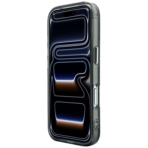 Etui Karl Lagerfeld IML Rhinestones Allover Electroplated Logo do iPhone 18 Pro / 17 Pro, czarne