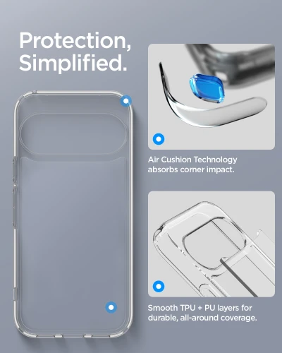 Etui Spigen Ultra Hybrid do Google Pixel 11, przezroczyste (5/16)