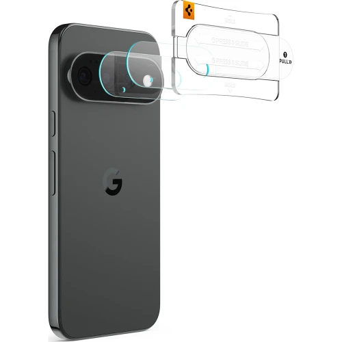 Szkło na aparat Spigen Glas.tR EZ Fit Optik Pro 2-Pack do Google Pixel 11 Pro XL, przezroczyste (3/16)
