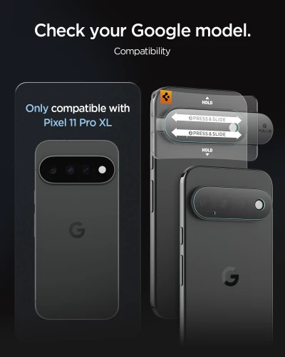 Szkło na aparat Spigen Glas.tR EZ Fit Optik Pro 2-Pack do Google Pixel 11 Pro XL, przezroczyste (4/16)