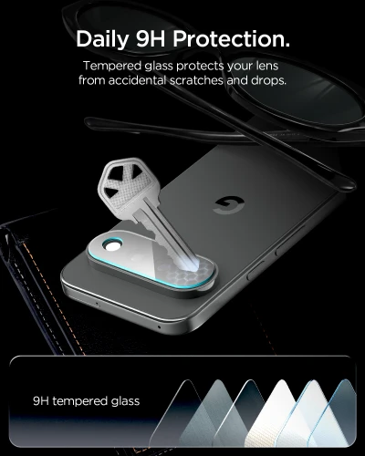 Szkło na aparat Spigen Glas.tR EZ Fit Optik Pro 2-Pack do Google Pixel 11 Pro XL, przezroczyste (5/16)