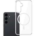 Etui 3mk Armor MagCase do MagSafe do Galaxy S26 FE, przezroczysto-białe (3/8)