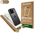 2x Folia matowa z eko aplikatorem Bizon Eplikator Film Matte do iPhone 16 Pro (1/5)