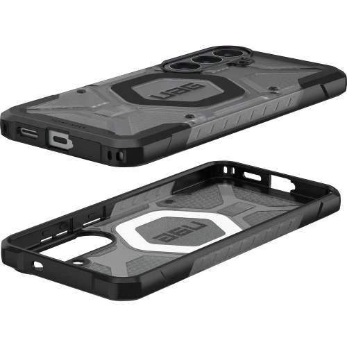Etui pancerne Urban Armor Gear Pathfinder Clear do MagSafe do Galaxy S26 FE, półprzezroczysto-czarne (4/16)